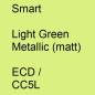 Preview: Smart, Light Green Metallic (matt), ECD / CC5L.